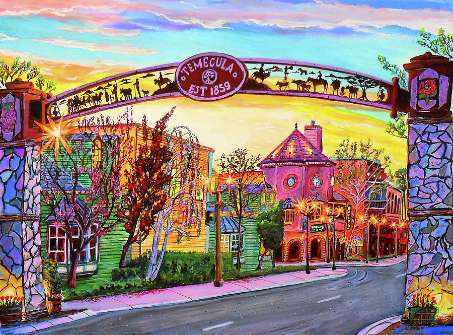 Old Town Temecula Painting by Art By Leclerc
