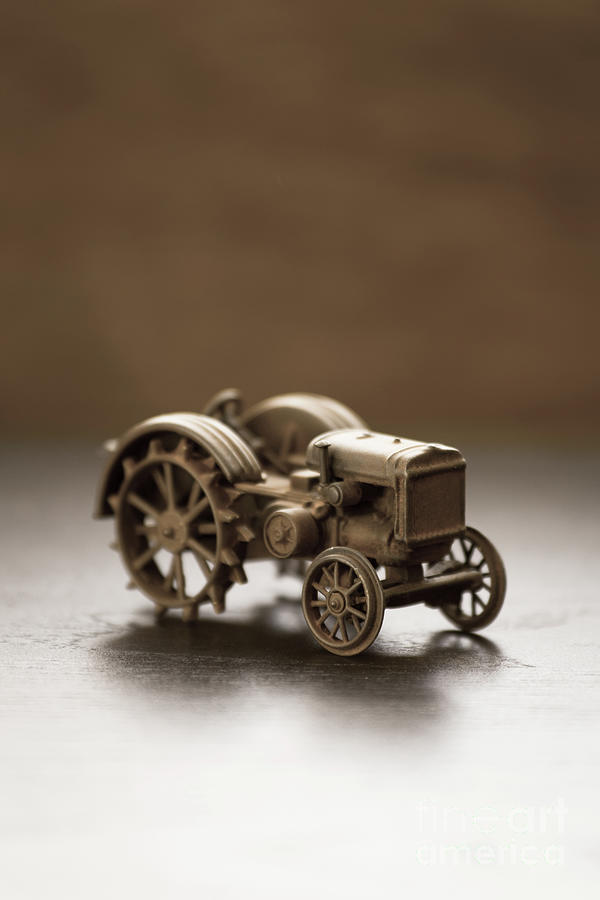 Old Toy Tractor Photograph by Edward Fielding