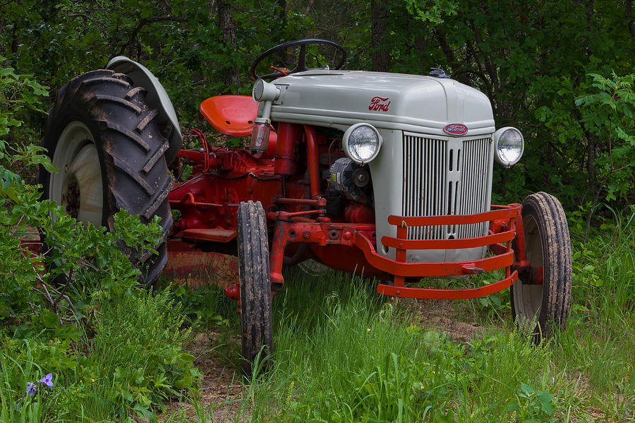 Transportation Photograph - Old Tractor by Doug Long