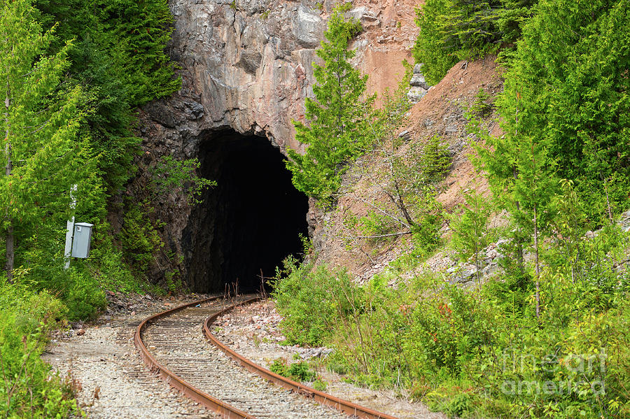 Old train tunnel Photograph by Les Palenik