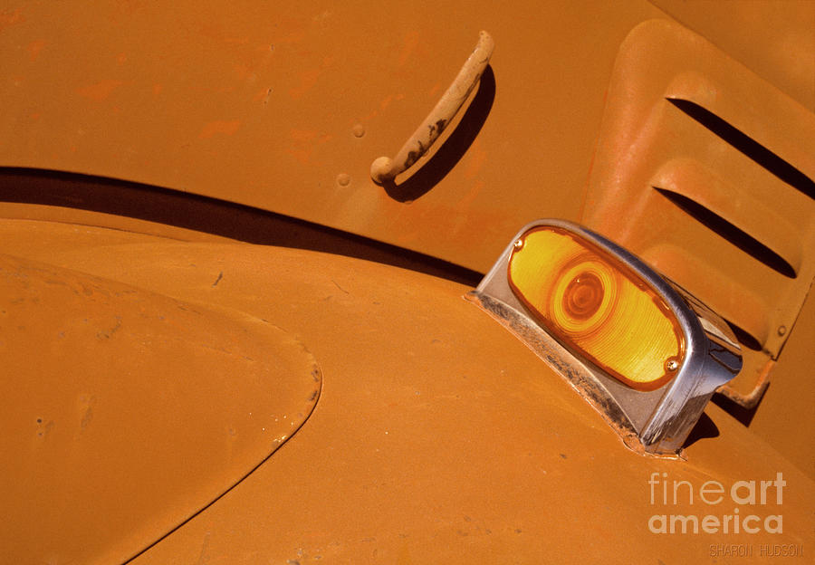 old cars abstract photograph - Smooth Rust Photograph by Sharon Hudson