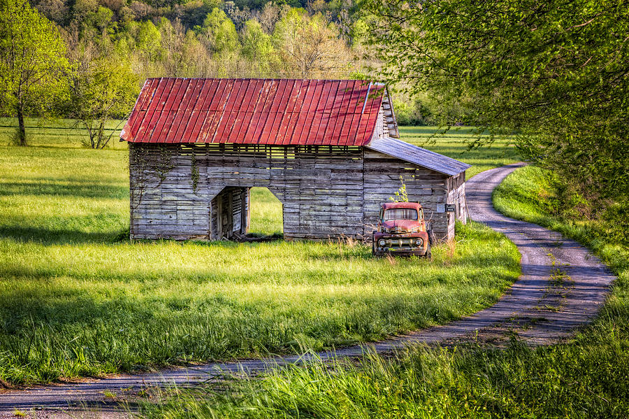  Old  Truck  in the Field  Photograph by Debra and Dave Vanderlaan