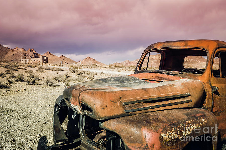 Old Truck Rhyolite Ghost Town Outside of Death Valley Photograph by Blake Webster
