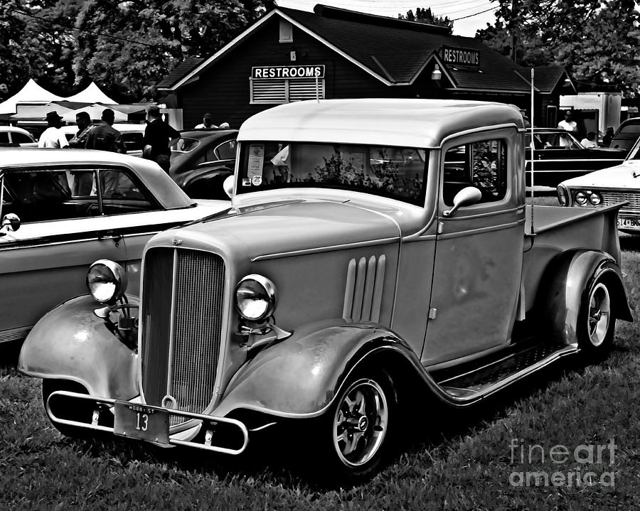 Truck Photograph - Old Trucking by Perry Webster