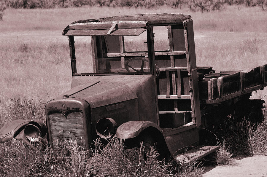 Old Truck in Sepia Photograph by Kae Cheatham