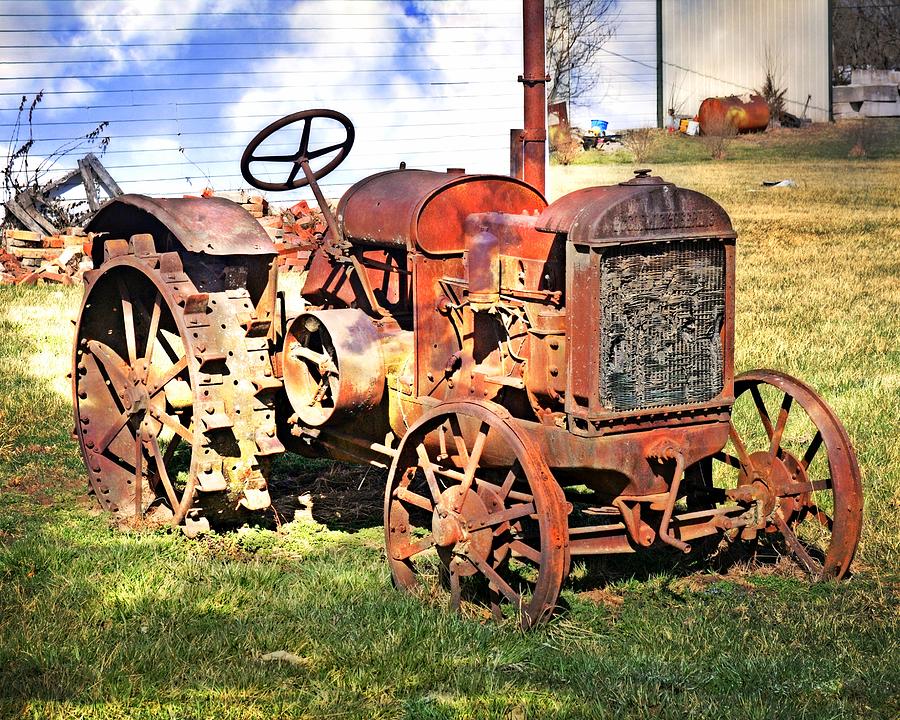 Old Tyme Tractor Photograph by Marty Koch