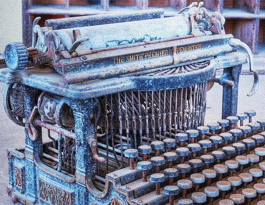 Old Typewriter H B Painting by Gert J Rheeders | Fine Art America