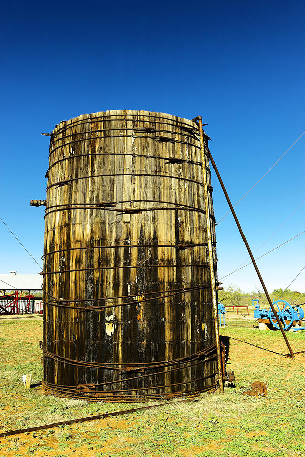 Old Upright Tank Photograph