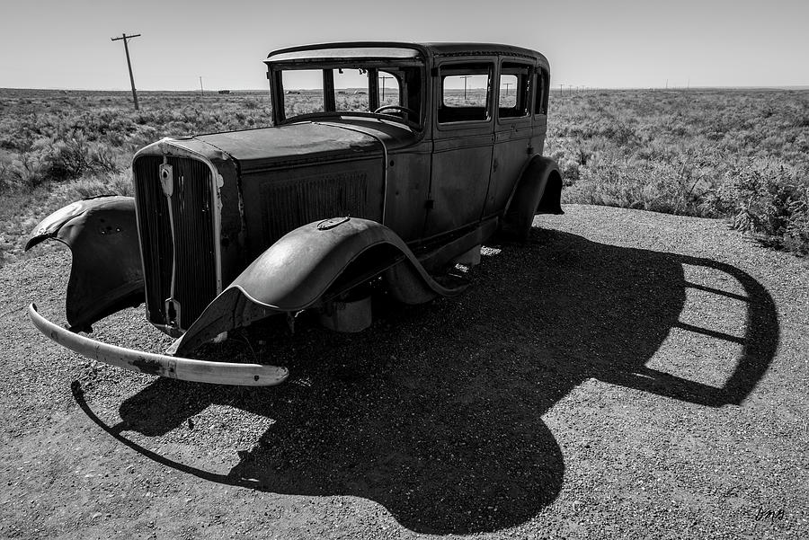 Old Vehicle VI BW Photograph by David Gordon