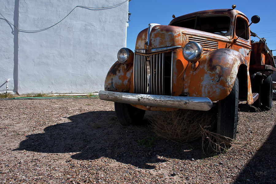 Old Vehicle VII - Ford Truck Color Photograph by David Gordon