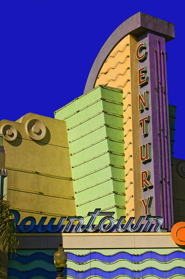 Movie Photograph - Old Ventura Theater by Lynn Andrews