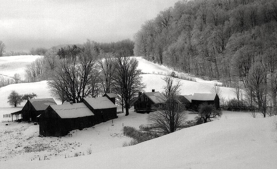 Old Vermont Farm Photograph by John Scates
