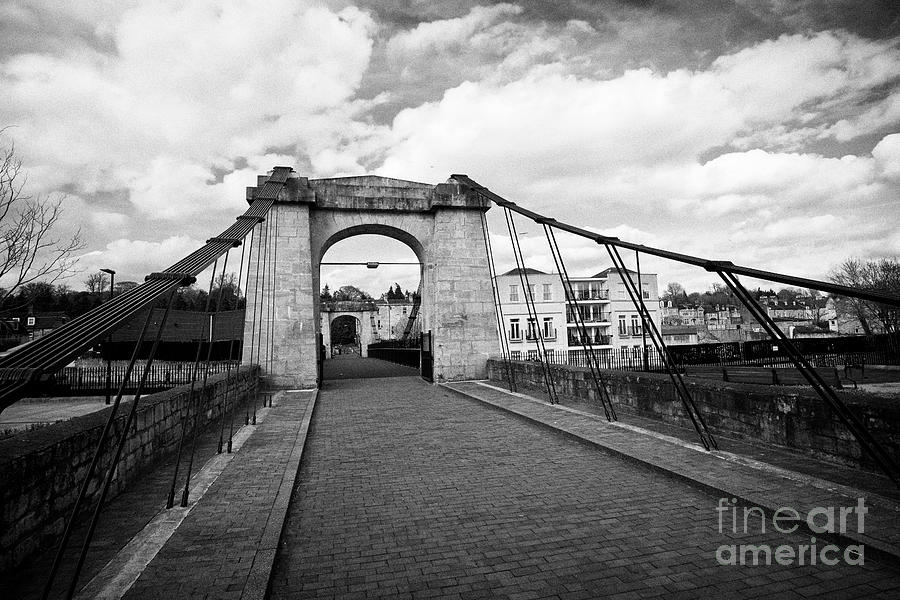 old victoria bridge in the Bath Riverside Development urban