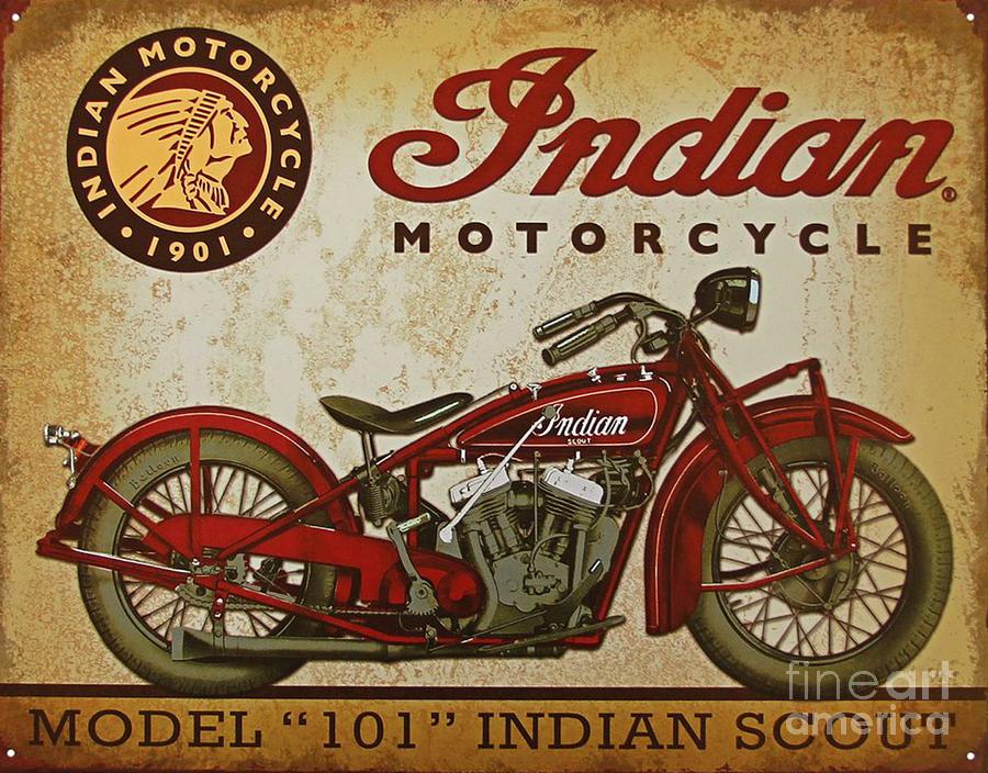 Vintage Indian Motorcycle Logo