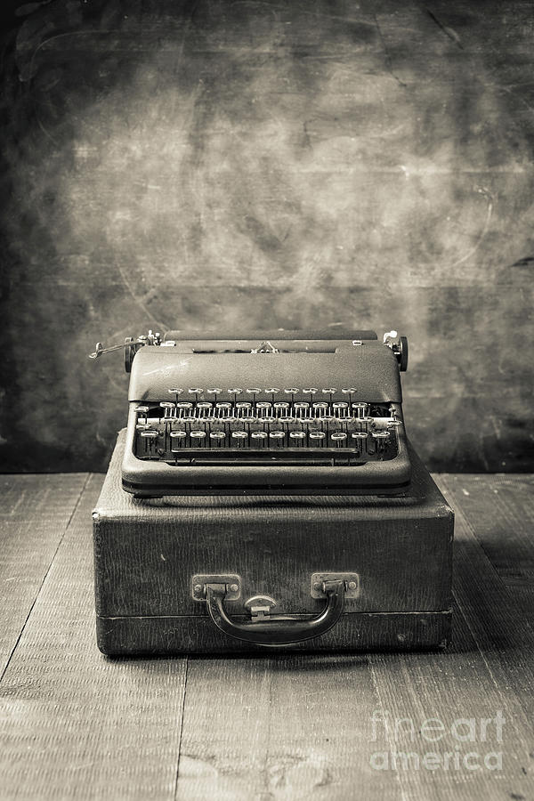 Old Vintage Typewriter  Photograph by Edward Fielding