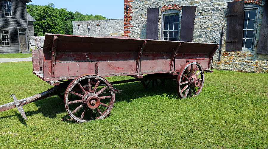 Old Wagon Fayette State Park Photograph by Mary Bedy
