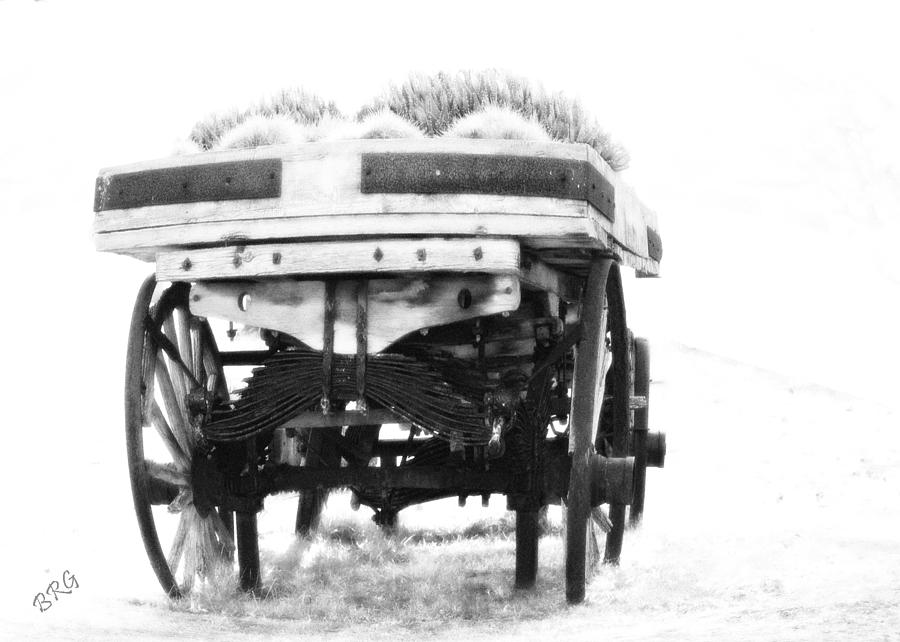 Old Wagon Monochrome Photograph by Ben and Raisa Gertsberg