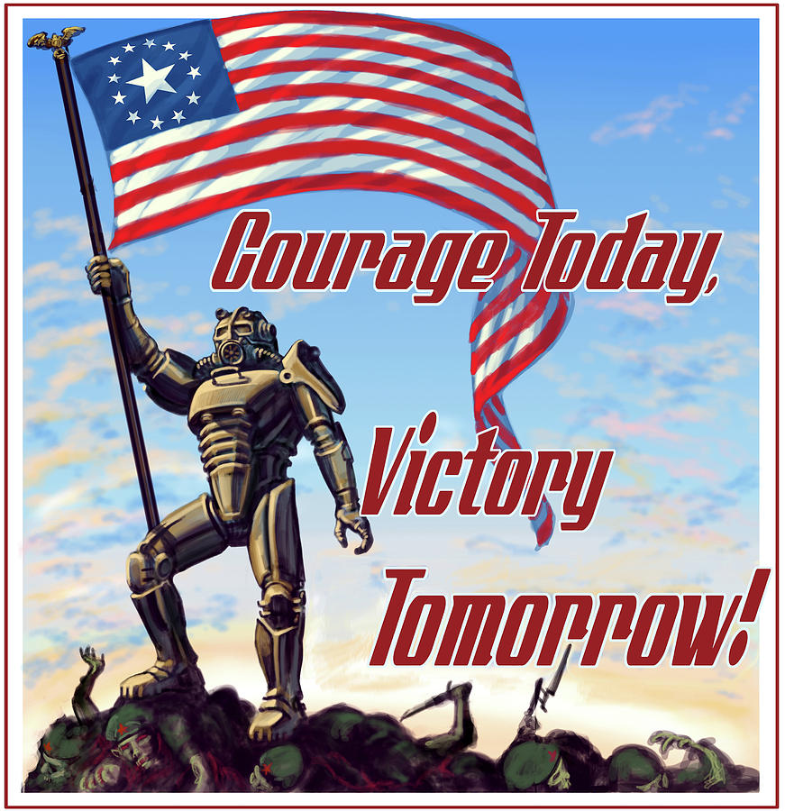 Courage Today, Victory Tomorrow Photograph by Doc Braham