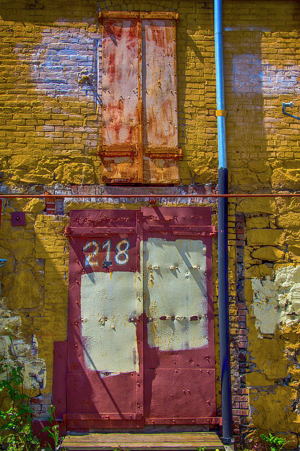 City Photograph - Old Warehouse Door by Garry Gay