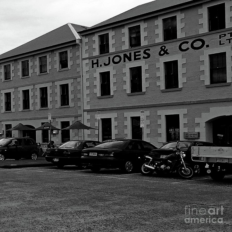 Old Warehouses BW Photograph by Tim Richards
