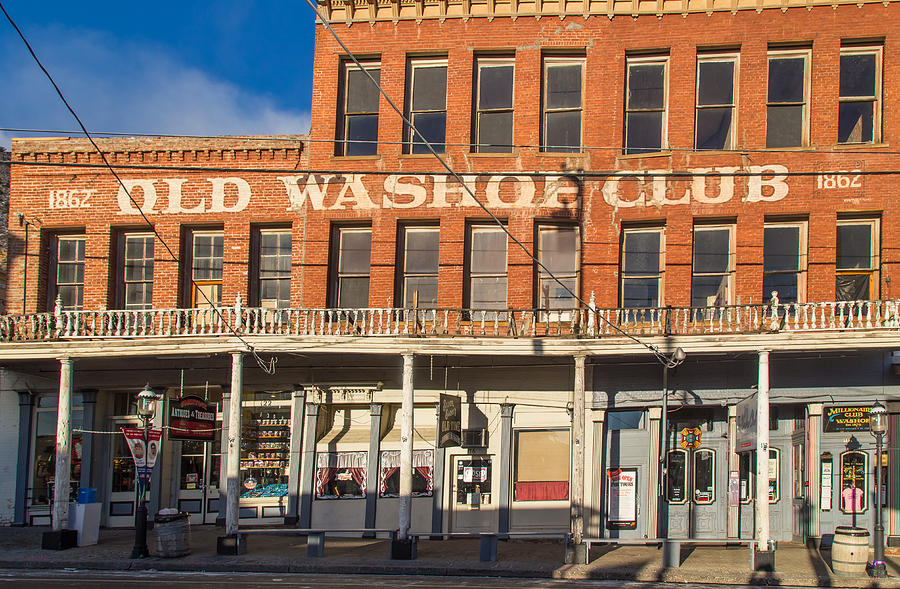 Old Washoe Club Photograph by Marc Crumpler