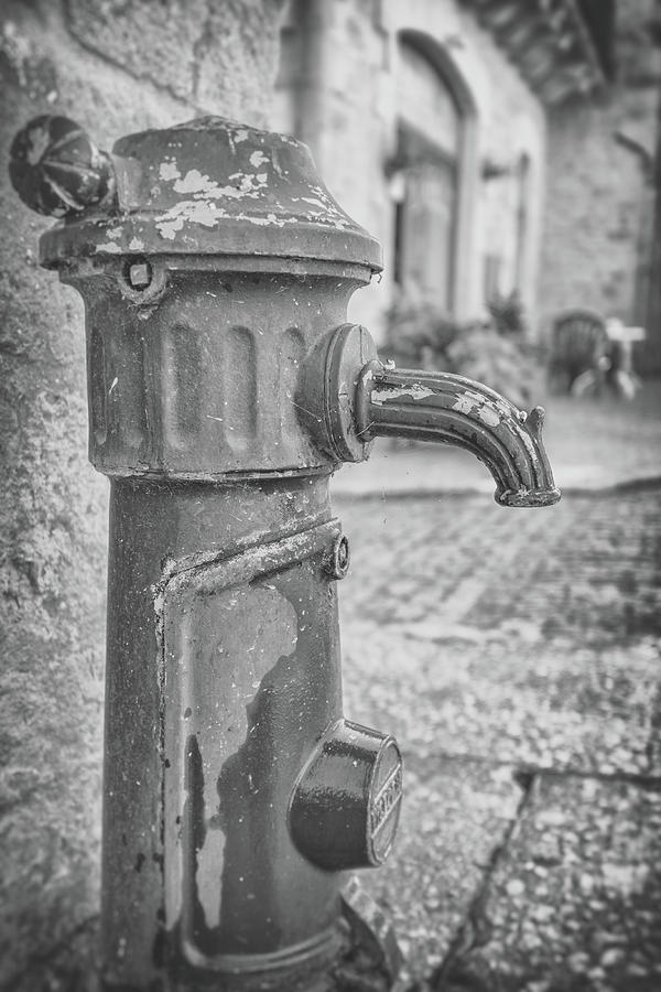 Old Water Pump in a French Village Photograph by Georgia Clare