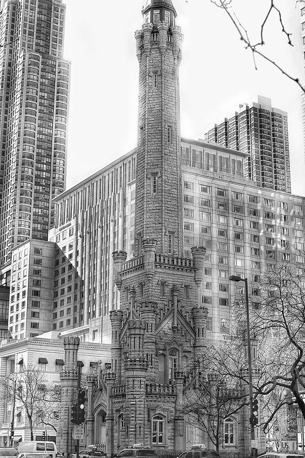Old Water Tower - Chicago Photograph by Jackson Pearson