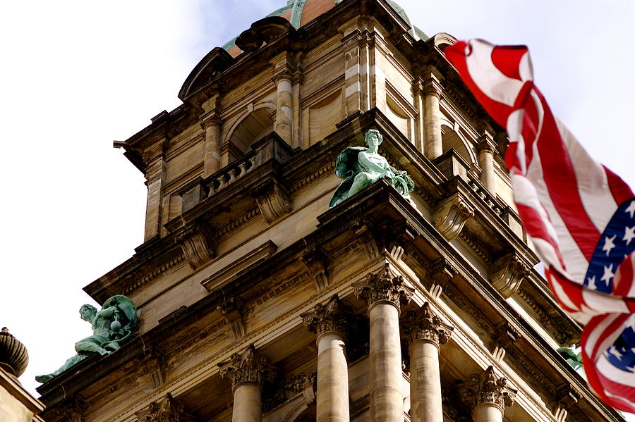 Old Wayne County Building Photograph by Sonja Anderson Fine Art America