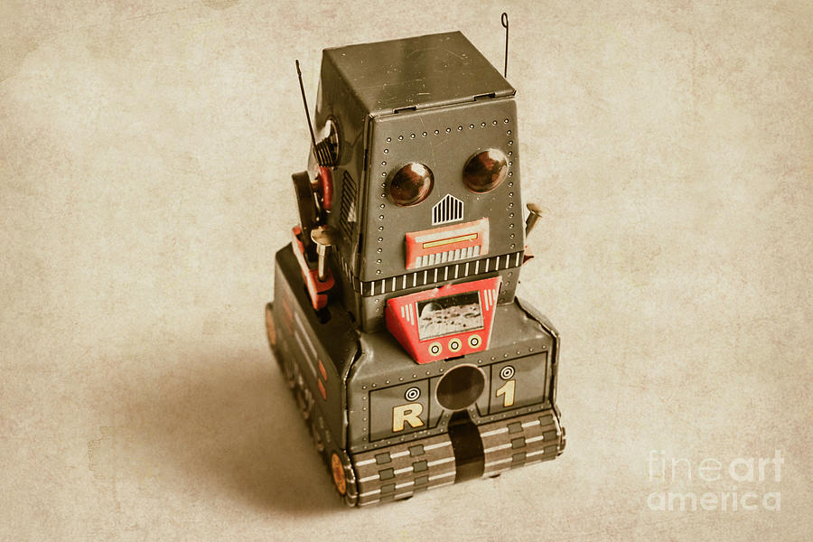 Old weathered AI Bot Photograph by Jorgo Photography