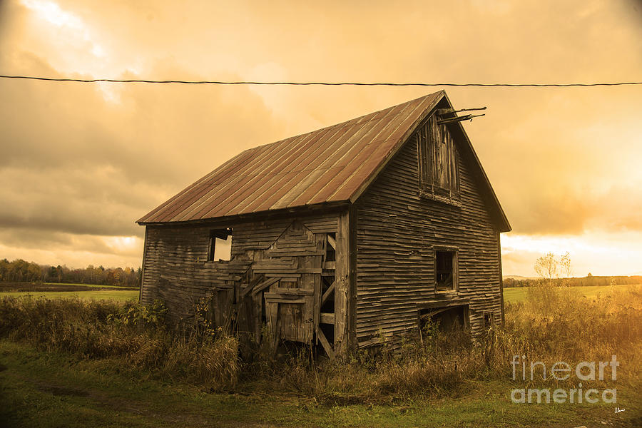 Old Weathered Barn Photograph by Alana Ranney