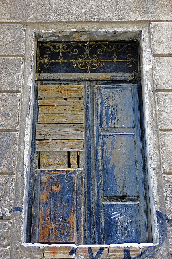 Old Weathered Door In Cagliari Sardinia Photograph