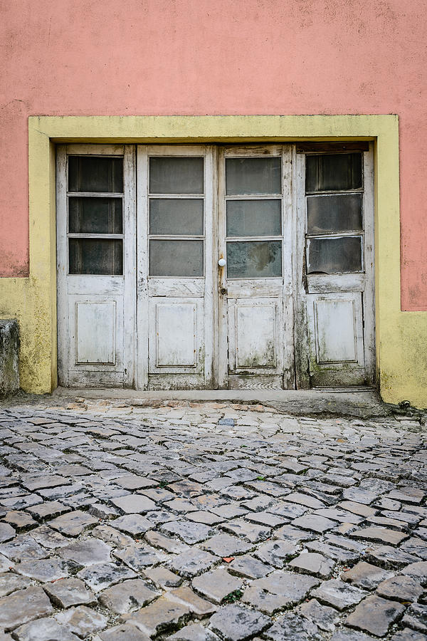 Architecture Photograph - Old Weathered Door by Marco Oliveira