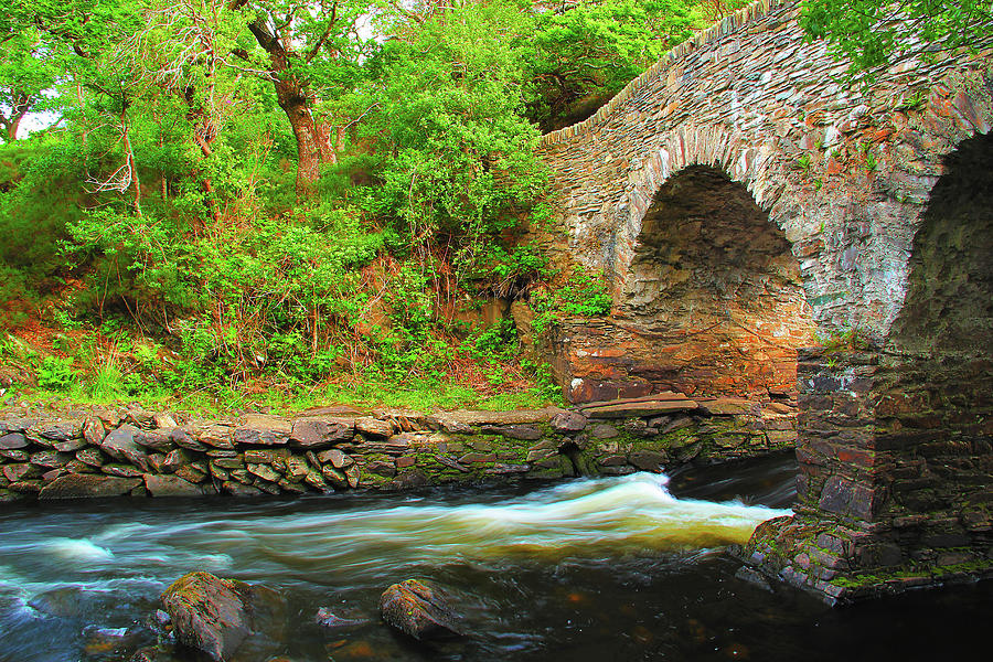 Old Weir Bridge County Kerry Ireland Photograph by Greg Matchick - Fine ...