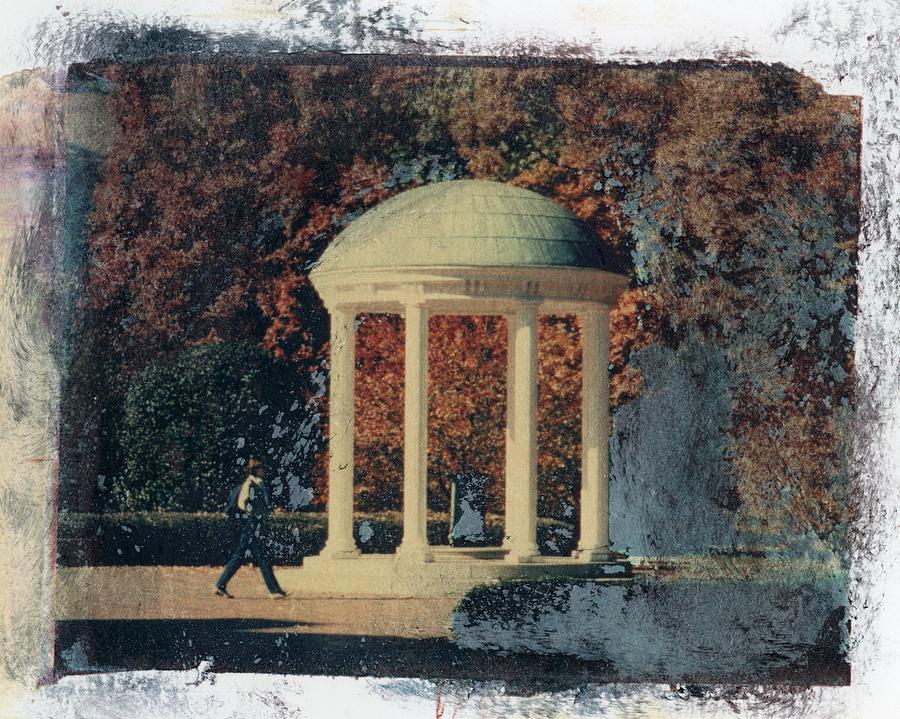 Old Well at UNC - Polaroid Image Transfer Photograph by Matt Plyler ...