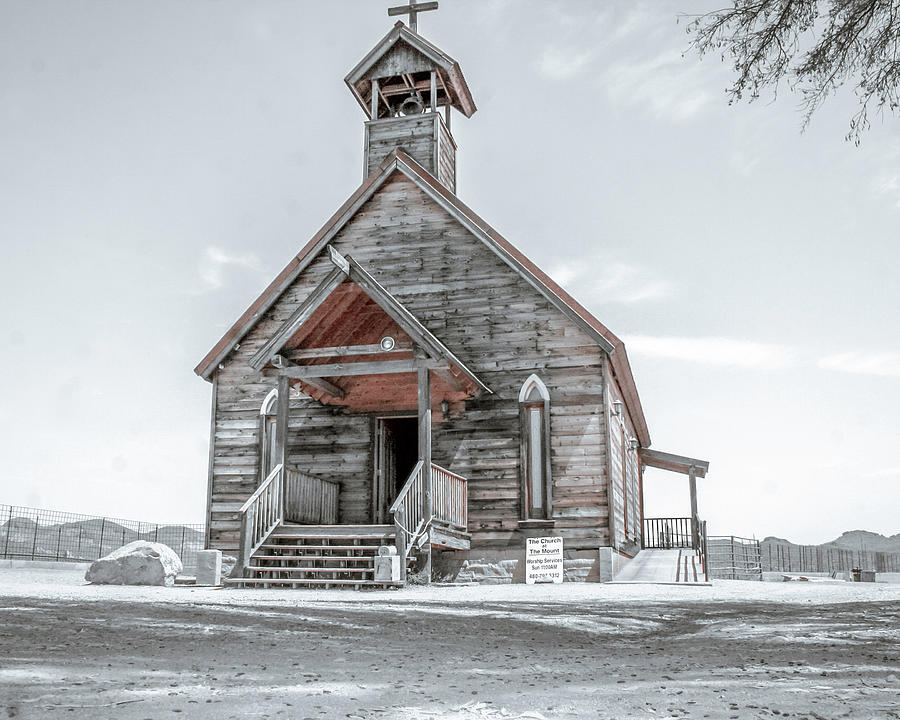 Old West Church Photograph by Darrell Foster