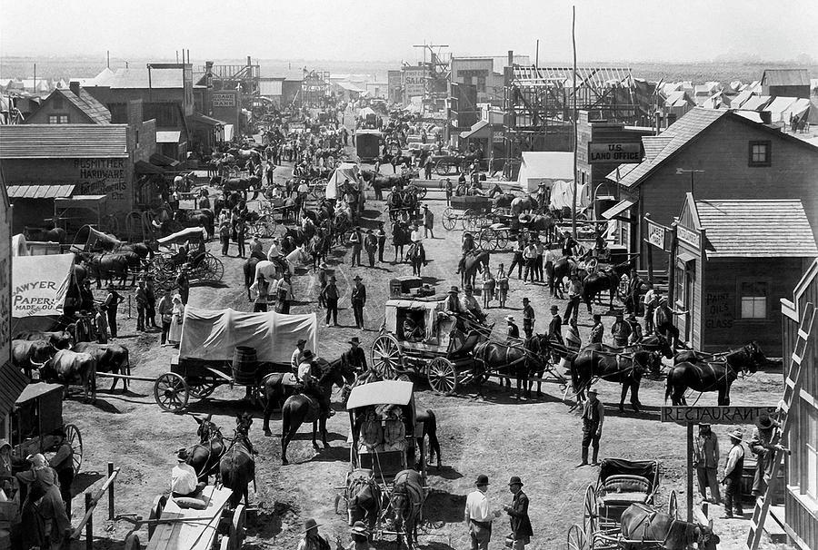 Old West Cimarron New Mexico Main St Photograph By Daniel Hagerman 