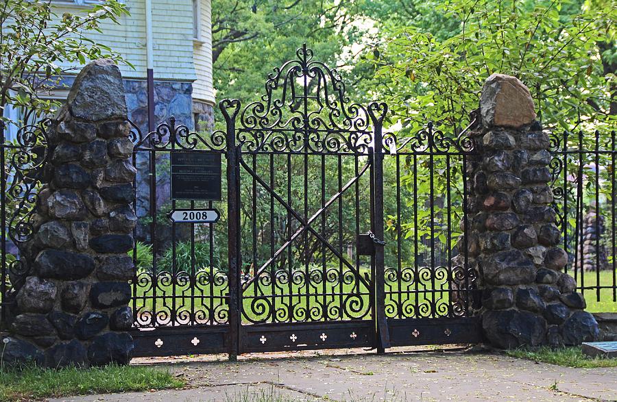 Old West End Edward D Libbey Houses Gate I Photograph by Michiale Schneider