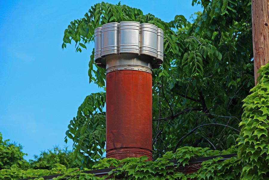 Old West End Mary Manse Building Chimney Photograph by Michiale Schneider