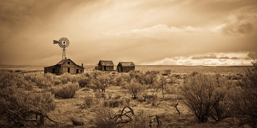 Old West Farm Photograph by Steve McKinzie
