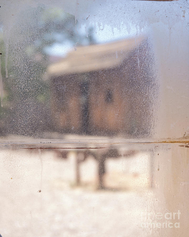 Old Western Town Through the Glass Photograph by Edward Fielding