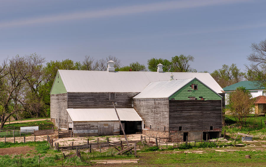 Barn Photograph - Old White Barn by Shane Mossman Barn Photograph - Old White Barn by Shane Mossman