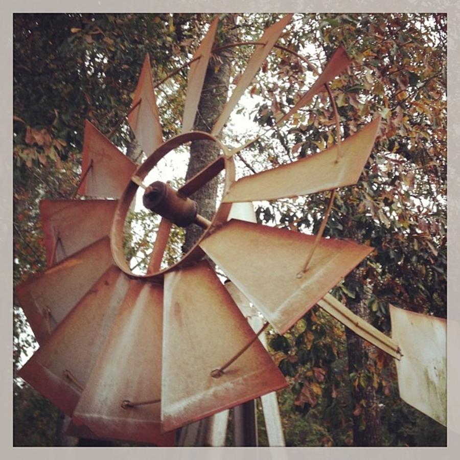 Nature Photograph - Old Windmill. #like #follow #followme by Shyann Lyssyj 