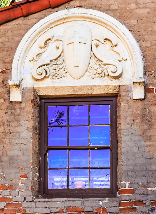 Architecture Photograph - Old Window Mission San Buenaventura by Danny Goen