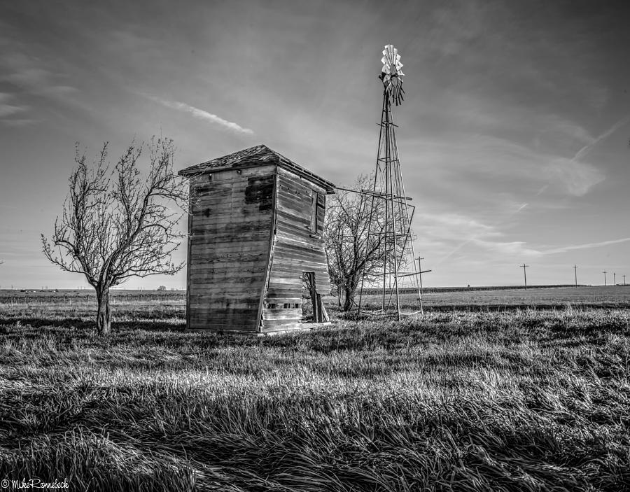 Old Windpump Photograph by Mike Ronnebeck