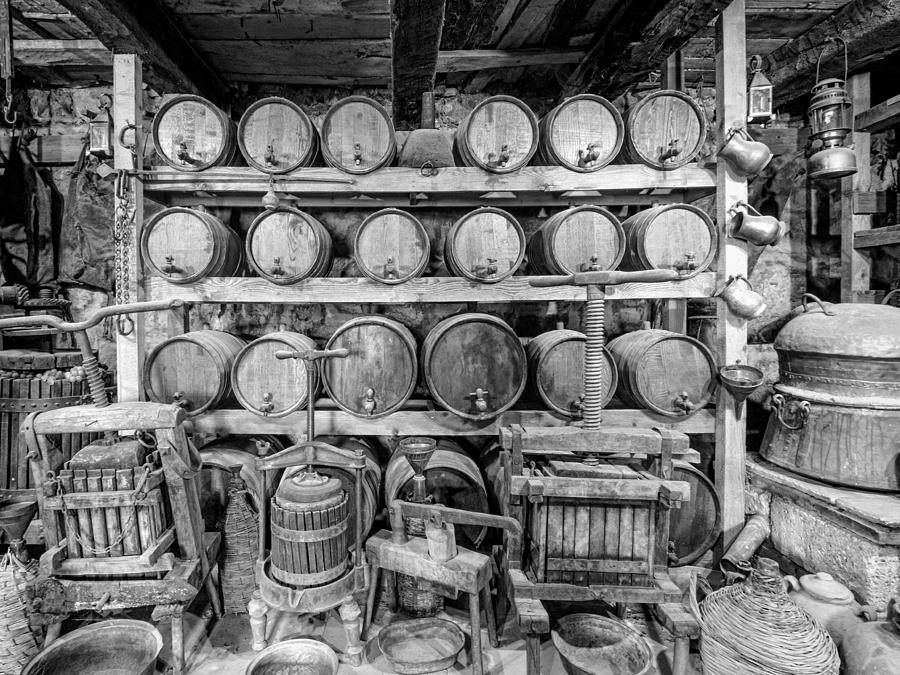 Greek Photograph - Old Wine Cellar 5 by Roy Pedersen