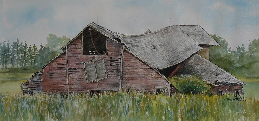 Old Wisconsin Barn Painting by Patricia Ricci