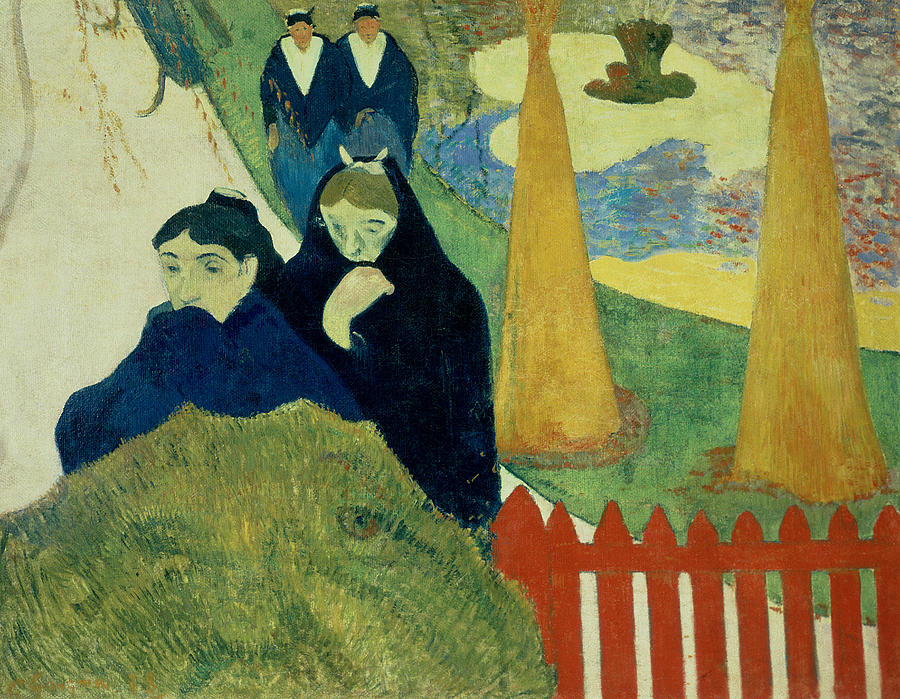 Old Women of Arles Painting by Paul Gauguin