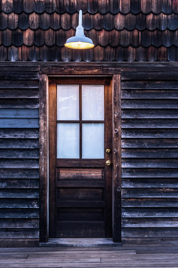 Old Wood Door and Light Photograph by Terry DeLuco