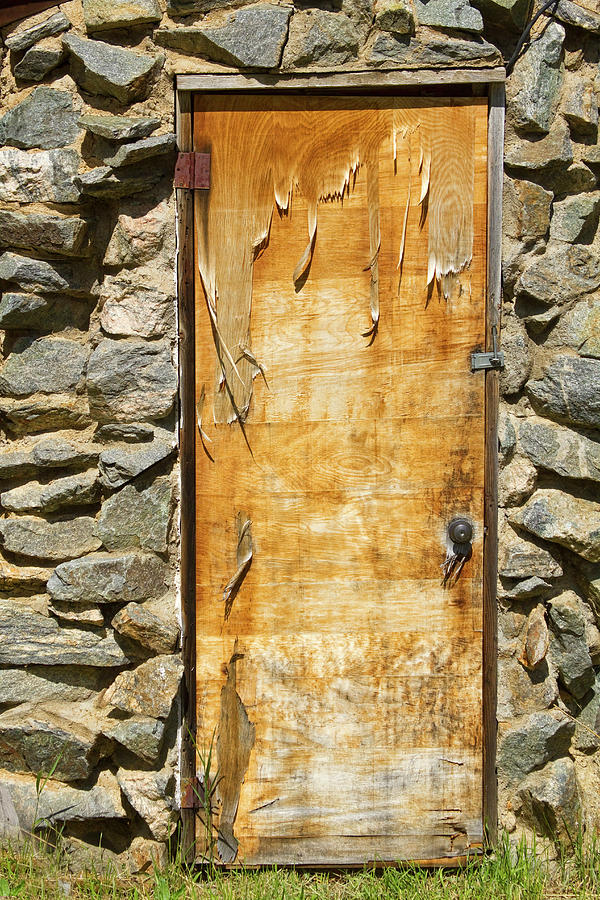Old Wood Door and Stone - Vertical  Photograph by James BO Insogna