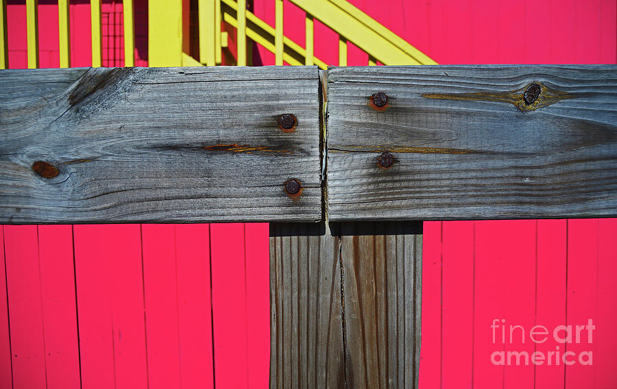 Old Wood Pinked Out Photograph by George D Gordon III